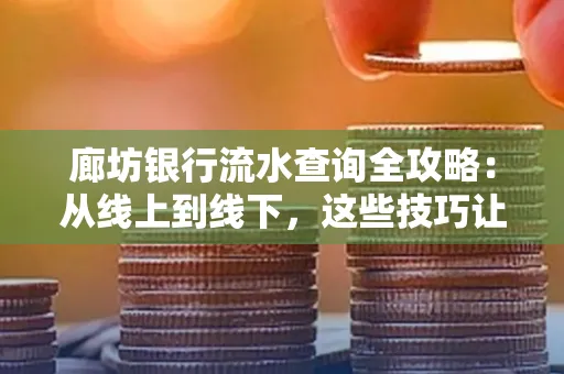 廊坊银行流水查询全攻略：从线上到线下，这些技巧让你秒懂