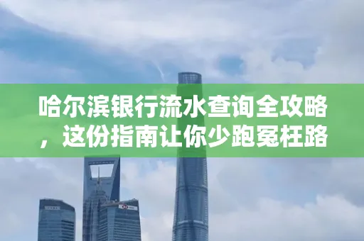 哈尔滨银行流水查询全攻略,这份指南让你少跑冤枉路
