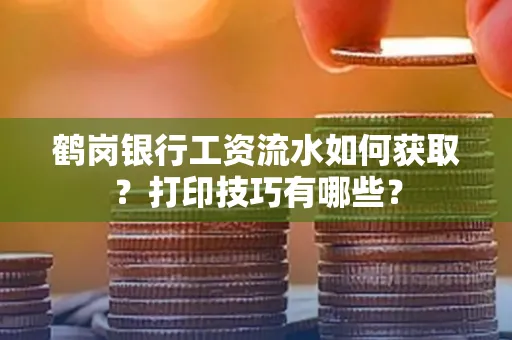 鹤岗银行工资流水如何获取?打印技巧有哪些?