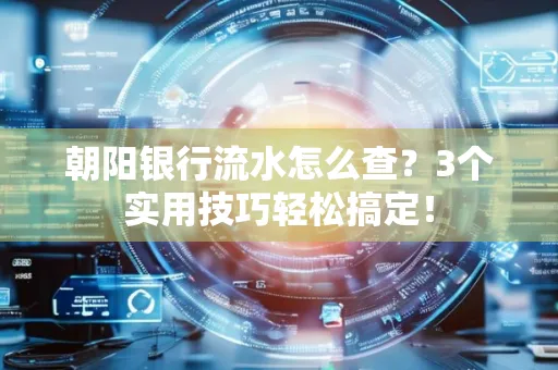 朝阳银行流水怎么查?3个实用技巧轻松搞定!