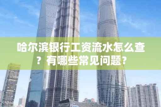 哈尔滨银行工资流水怎么查?有哪些常见问题? 哈尔滨银行工资流水怎么查?有哪些常见问题?