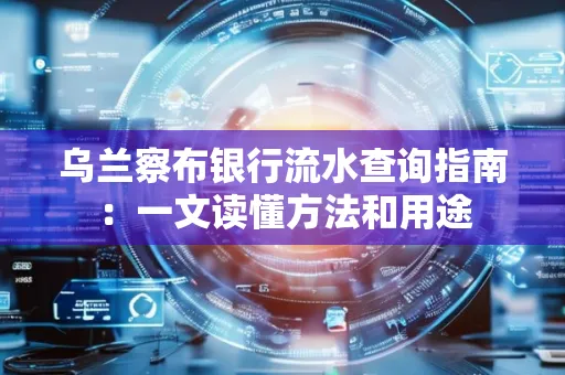 乌兰察布银行流水查询指南:一文读懂方法和用途