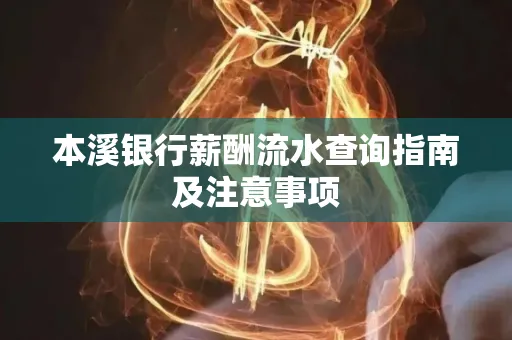 本溪银行薪酬流水查询指南及注意事项