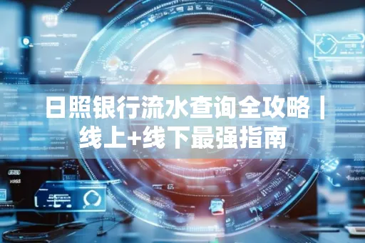 日照银行流水查询全攻略|线上+线下最强指南