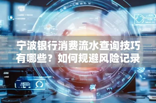 宁波银行消费流水查询技巧有哪些?如何规避风险记录?