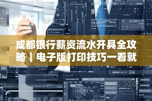 成都银行薪资流水开具全攻略|电子版打印技巧一看就会