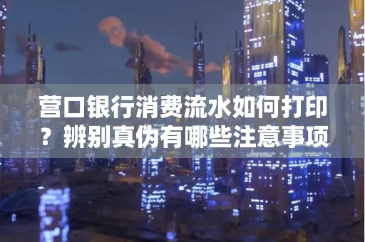 营口银行消费流水如何打印?辨别真伪有哪些注意事项?