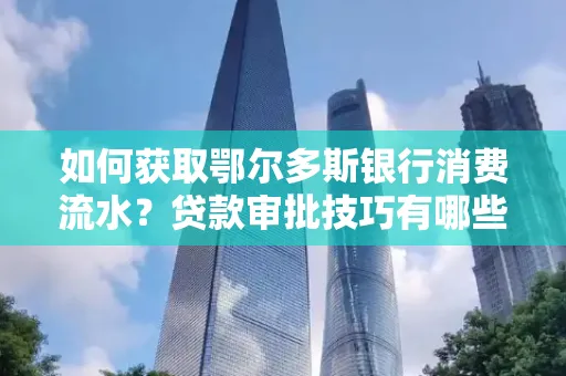 如何获取鄂尔多斯银行消费流水?贷款审批技巧有哪些?
