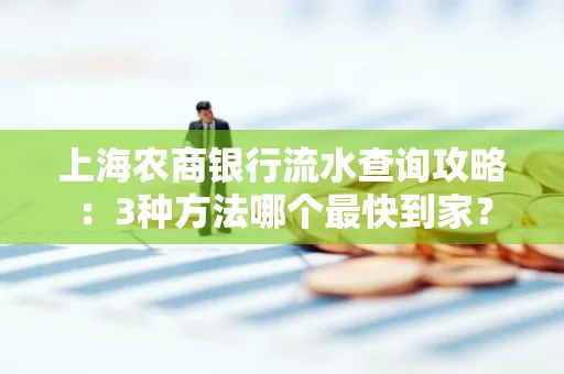 上海农商银行流水查询攻略:3种方法哪个最快到家?