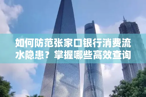 如何防范张家口银行消费流水隐患?掌握哪些高效查询技巧?