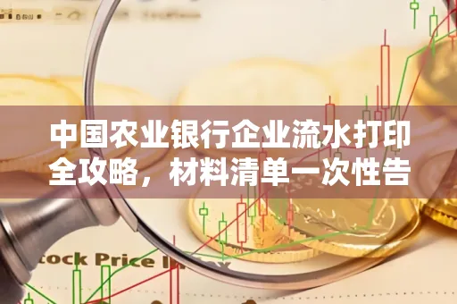 中国农业银行企业流水打印全攻略,材料清单一次性告诉你